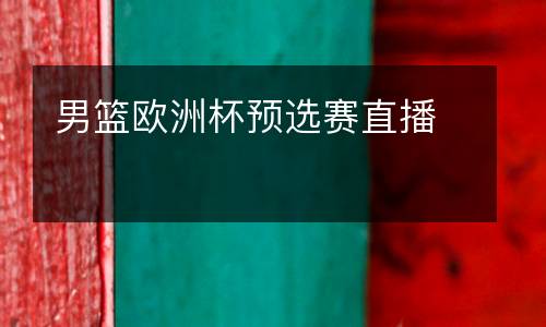男籃歐洲杯預(yù)選賽直播