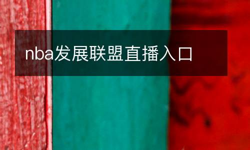 nba發(fā)展聯(lián)盟直播入口